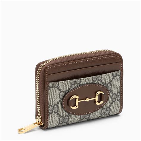 gucci card holder brown|gucci card holder euro.